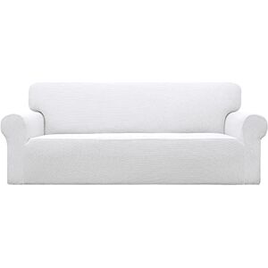 Easy-Going Stretch Sofa Slipcover 1-Piece Couch Sofa Cover Furniture Protector Soft with Elastic Bottom for Kids, Spandex Jacquard Fabric Small Checks(Oversized Sofa,SnowWhite) Easy-Going Stretch Sofa Slipcover 1-Piece Couch Sofa Cover Furniture Protector Soft with Elastic Bottom for Kids, Spandex Jacquard Fabric Small Checks(Oversized Sofa,SnowWhite)