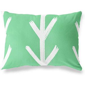 Bonamaison Decorative Cushion Cover Petrol Green & White, Throw Pillow Covers, Home Decorative Pillowcases for Livingroom, Sofa, Bedroom, Size: 35x50 Cm Designed and Manufactured in Turkey Bonamaison Decorative Cushion Cover Petrol Green & White, Throw Pillow Covers, Home Decorative Pillowcases for Livingroom, Sofa, Bedroom, Size: 35x50 Cm Designed and Manufactured in Turkey