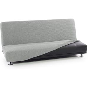 FAVERTI ® Click Clack 3 Seater Sofa Bed Cover from 160 to 200 cm Model NOVELE Light Grey Super Elastic Cover Ideal for Any Sofa Bed Quality Protector Jacquard Fabric Cotton Feel FAVERTI ® Click Clack 3 Seater Sofa Bed Cover from 160 to 200 cm Model NOVELE Light Grey Super Elastic Cover Ideal for Any Sofa Bed Quality Protector Jacquard Fabric Cotton Feel