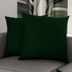 PETTI Artigiani Italiani Pair of Microfiber Pillowcases 60x60 cm, Bedroom Cushions, Sofa, Set of 2 Cushion Covers, Solid Green Pillowcase, 100% Made in Italy PETTI Artigiani Italiani Pair of Microfiber Pillowcases 60x60 cm, Bedroom Cushions, Sofa, Set of 2 Cushion Covers, Solid Green Pillowcase, 100% Made in Italy