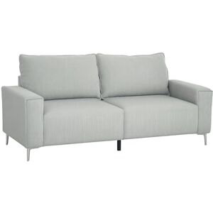 HOMCOM Modern 3 Seater Sofa with Spring Cushion, 193cm Fabric Sofa Couch with Back Pillows, Upholstered Corduroy Settee for Living Room, Bedroom, Home Office, Light Grey HOMCOM Modern 3 Seater Sofa with Spring Cushion, 193cm Fabric Sofa Couch with Back Pillows, Upholstered Corduroy Settee for Living Room, Bedroom, Home Office, Light Grey