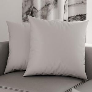 PETTI Artigiani Italiani Pair of Pillowcases 65x65 cm in Microfiber, Bedroom Furniture Cushions, Sofa, Set of 2 Cushion Covers, Solid Color Gray Pillowcase, 100% Made in Italy PETTI Artigiani Italiani Pair of Pillowcases 65x65 cm in Microfiber, Bedroom Furniture Cushions, Sofa, Set of 2 Cushion Covers, Solid Color Gray Pillowcase, 100% Made in Italy