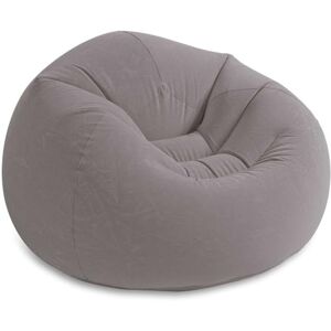 Intex Beanless Bag Chair Inflating Furniture Bean Bag 1.14 m x 1.14 m x 71 cm, Grey Intex Beanless Bag Chair Inflating Furniture Bean Bag 1.14 m x 1.14 m x 71 cm, Grey