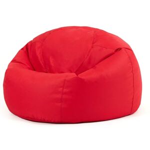 Bean Bag Bazaar Kingston Gaming Beanbag, Red, Water Resistant Fabric, Large Bean Bag for Indoor and Outdoor Use with Filling Included, Floor Chair, Gaming, Bedroom, Living Room, Garden Bean Bag Bazaar Kingston Gaming Beanbag, Red, Water Resistant Fabric, Large Bean Bag for Indoor and Outdoor Use with Filling Included, Floor Chair, Gaming, Bedroom, Living Room, Garden