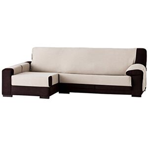 Eysa Constanza chaise longue cover 240 cm left, front view, color 01-linen, Cotton, 37 x 9 x 29 cm Eysa Constanza chaise longue cover 240 cm left, front view, color 01-linen, Cotton, 37 x 9 x 29 cm