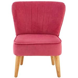 Premier Housewares Mia Kids Chair, Children's Furniture, Polyester Velvet, Soft Pink Premier Housewares Mia Kids Chair, Children's Furniture, Polyester Velvet, Soft Pink