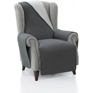 FAVERTI Padded Armchair Cover 1 Seater – 55 cm (Seat) Model REQUENA OSC Grey Reversible Light Grey Protector Compatible with Relax Armchairs and Earmuffs Washable Canvas Made in Spain FAVERTI Padded Armchair Cover 1 Seater – 55 cm (Seat) Model REQUENA OSC Grey Reversible Light Grey Protector Compatible with Relax Armchairs and Earmuffs Washable Canvas Made in Spain