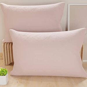 PETTI Artigiani Italiani Pair of Microfiber Pillowcases 145x40 cm, Bedroom Cushions, Sofa, Set of 2 Cushion Covers, Solid Color Pink Pillowcase, 100% Made in Italy PETTI Artigiani Italiani Pair of Microfiber Pillowcases 145x40 cm, Bedroom Cushions, Sofa, Set of 2 Cushion Covers, Solid Color Pink Pillowcase, 100% Made in Italy