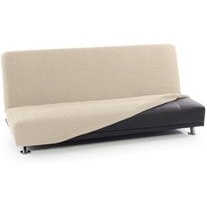 FAVERTI ® Click Clack Sofa Bed Cover 1 Seater 50 to 80 cm Model NOVELE Beige Super Elastic Cover Ideal for Any Sofa Bed Quality Protector Jacquard Fabric Cotton Feel FAVERTI ® Click Clack Sofa Bed Cover 1 Seater 50 to 80 cm Model NOVELE Beige Super Elastic Cover Ideal for Any Sofa Bed Quality Protector Jacquard Fabric Cotton Feel