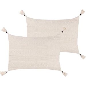 furn. Yard Caliche Textured Tasselled Polyester Filled Cushion Twin Pack,40 x 60cm furn. Yard Caliche Textured Tasselled Polyester Filled Cushion Twin Pack,40 x 60cm