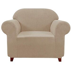 subrtex 1 Piece Elastic Polyester Sofa Cover Seat Cover for Home Sofa (1 Seater, Sand) subrtex 1 Piece Elastic Polyester Sofa Cover Seat Cover for Home Sofa (1 Seater, Sand)