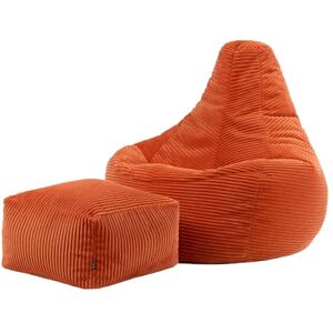 icon Dalton Cord Recliner Bean Bag with Footstool, Orange, Large Adult Bean Bag Chair with Filling Included, Comfy Chair, Living Room Furniture, Bedroom Furniture icon Dalton Cord Recliner Bean Bag with Footstool, Orange, Large Adult Bean Bag Chair with Filling Included, Comfy Chair, Living Room Furniture, Bedroom Furniture