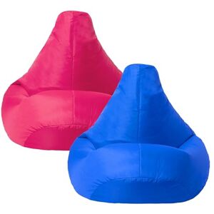 Bean Bag Bazaar Dalton Kids Bean Bag, Mix, 2 Pack, Water Resistant, Gaming Chair for Kids, Beanbag for Indoor and Outdoor Use with Filling Included, Childs Chair ideal for Bedroom, Playroom, Garden Bean Bag Bazaar Dalton Kids Bean Bag, Mix, 2 Pack, Water Resistant, Gaming Chair for Kids, Beanbag for Indoor and Outdoor Use with Filling Included, Childs Chair ideal for Bedroom, Playroom, Garden