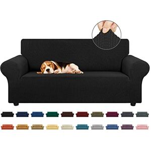 KEKUOU Stretch Loveseat Sofa Cover Slipcover,Couch Covers for 2 Cushion Couch Sofa (55"-79") Furniture Protector Sofa with Elastic Bottom for Kids,Dog. Jacquard Small Checked (Medium,Black) KEKUOU Stretch Loveseat Sofa Cover Slipcover,Couch Covers for 2 Cushion Couch Sofa (55"-79") Furniture Protector Sofa with Elastic Bottom for Kids,Dog. Jacquard Small Checked (Medium,Black)
