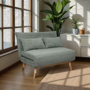 Home Source Double Sofa Bed Green Convertible Fabric Upholstered Sofa Foldable Sofa Bed for Living Room Home Source Double Sofa Bed Green Convertible Fabric Upholstered Sofa Foldable Sofa Bed for Living Room