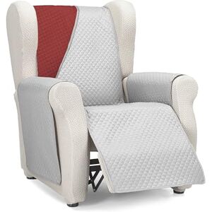 Martina Home Diamond 1 Seater Padded Sofa Cover/Relax – Grey/Rojo Martina Home Diamond 1 Seater Padded Sofa Cover/Relax – Grey/Rojo