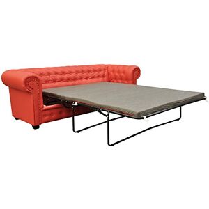 Sofas and More Chesterfield Style Venus Sofa Bed 3 Seater 2 Seater Black Cream Brown Red Faux Leather (3 Seater, Red) Sofas and More Chesterfield Style Venus Sofa Bed 3 Seater 2 Seater Black Cream Brown Red Faux Leather (3 Seater, Red)