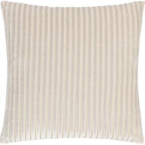 Paoletti Savoy Stripe Cushion Cover – Reversible Soft Textured Velvet Decorative Cushion for Sofas Beds and Armchairs (Oyster 50x50cm) Paoletti Savoy Stripe Cushion Cover – Reversible Soft Textured Velvet Decorative Cushion for Sofas Beds and Armchairs (Oyster 50x50cm)