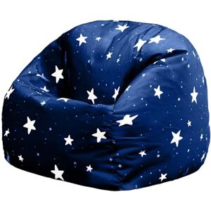 icon Star Print Kids Bean Bag, Navy Blue, Kids Bean Bag Chair with Filling Included for Girls and Boys, Childs Chair, Beanbags for Children, Nursery Décor, Playroom Décor, Bedroom Accessories icon Star Print Kids Bean Bag, Navy Blue, Kids Bean Bag Chair with Filling Included for Girls and Boys, Childs Chair, Beanbags for Children, Nursery Décor, Playroom Décor, Bedroom Accessories
