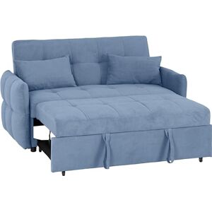 Seconique Chelsea Sofa Bed in Blue Fabric Seconique Chelsea Sofa Bed in Blue Fabric