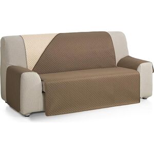 ECOMMERC3 Reversible Sofa Cover for 2 Seater Sofa Extra Soft Touch and Maximum Coupling Sofa Cover Beige/Brown ECOMMERC3 Reversible Sofa Cover for 2 Seater Sofa Extra Soft Touch and Maximum Coupling Sofa Cover Beige/Brown