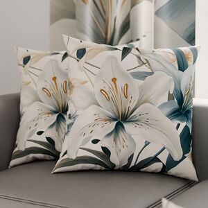 PETTI Artigiani Italiani PETTI Italian Artisans Pair of 60x60 cm Microfiber Cushion Covers, Decorative Pillows for Bedroom, Sofa, Living Room, Set of 2 Cushion Covers, Floral Pillow Case 31, 100% Made in Italy PETTI Artigiani Italiani PETTI Italian Artisans Pair of 60x60 cm Microfiber Cushion Covers, Decorative Pillows for Bedroom, Sofa, Living Room, Set of 2 Cushion Covers, Floral Pillow Case 31, 100% Made in Italy