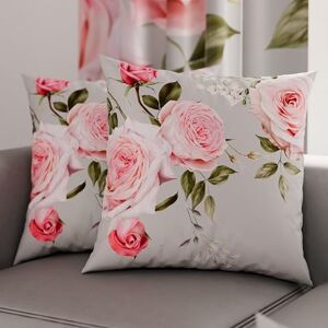 PETTI Artigiani Italiani PETTI Italian Artisans Pair of 40x40 cm Microfiber Cushion Covers, Decorative Pillows for Bedroom, Sofa, Living Room, Set of 2 Cushion Covers, Floral Pillowcase 20 Grey, 100% Made in Italy PETTI Artigiani Italiani PETTI Italian Artisans Pair of 40x40 cm Microfiber Cushion Covers, Decorative Pillows for Bedroom, Sofa, Living Room, Set of 2 Cushion Covers, Floral Pillowcase 20 Grey, 100% Made in Italy