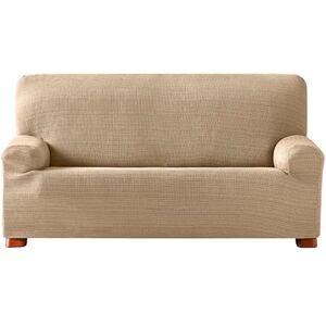 Eysa Aquiles Elastic Sofa Cover 3-Seats, Polyester-Cotton, Beige, 37 x 29 x 9 cm Eysa Aquiles Elastic Sofa Cover 3-Seats, Polyester-Cotton, Beige, 37 x 29 x 9 cm
