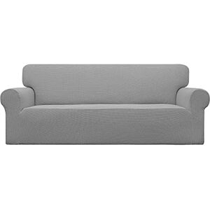 Easy-Going Stretch Sofa Slipcover 1-Piece Couch Sofa Cover Furniture Protector Soft with Elastic Bottom for Kids, Spandex Jacquard Fabric Small Checks(Oversized Sofa,LightGray) Easy-Going Stretch Sofa Slipcover 1-Piece Couch Sofa Cover Furniture Protector Soft with Elastic Bottom for Kids, Spandex Jacquard Fabric Small Checks(Oversized Sofa,LightGray)