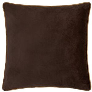 furn. Meridian Cushion Cover – Luxury Contrast Piped Velvet Decorative Case (Chocolate/Caramel 55x55cm) furn. Meridian Cushion Cover – Luxury Contrast Piped Velvet Decorative Case (Chocolate/Caramel 55x55cm)
