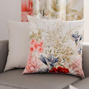 PETTI Artigiani Italiani Pair of Pillow Cases 50 x 50 cm in Microfibre, Cushions for Bedroom Furniture, Sofa, Living Room, Set of 2 Cushion Covers, Blue Floral Pillowcase, 100% Made in Italy PETTI Artigiani Italiani Pair of Pillow Cases 50 x 50 cm in Microfibre, Cushions for Bedroom Furniture, Sofa, Living Room, Set of 2 Cushion Covers, Blue Floral Pillowcase, 100% Made in Italy