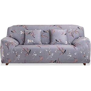Teynewer 1-Piece Fit Stretch Sofa Cover, Sofa Slipcover Elastic Fabric Printed Pattern Chair Loveseat Couch Settee Sofa Covers Universal Fitted Furniture Cover Protector (1 Seater, Grey Pattern) Teynewer 1-Piece Fit Stretch Sofa Cover, Sofa Slipcover Elastic Fabric Printed Pattern Chair Loveseat Couch Settee Sofa Covers Universal Fitted Furniture Cover Protector (1 Seater, Grey Pattern)