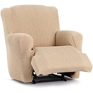 Eysa Llion Sofa Cover, Lycra, Beige 1, 1 Seater Eysa Llion Sofa Cover, Lycra, Beige 1, 1 Seater