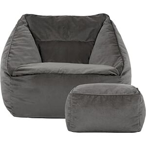 Icon - XXL Sitzsack-Sessel - Gray - Bean bag chair Icon - XXL Sitzsack-Sessel - Gray - Bean bag chair