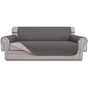 Easy-Going Reversible Couch Cover for 3 Cushion Couch Sofa Cover for Dogs Water Resistant Furniture Protector Cover with Foam Sticks Elastic Straps for Pet Cat (Sofa, Gray/Light Gray) Easy-Going Reversible Couch Cover for 3 Cushion Couch Sofa Cover for Dogs Water Resistant Furniture Protector Cover with Foam Sticks Elastic Straps for Pet Cat (Sofa, Gray/Light Gray)