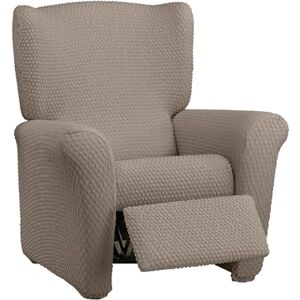 Estoralis Borneo Bi-Elastic Chair Cover Very Elastic Fabric C/07 Taupe for Relaxing Chairs from 70 to 90 cm Quality Protection Super Adjustable Estoralis Borneo Bi-Elastic Chair Cover Very Elastic Fabric C/07 Taupe for Relaxing Chairs from 70 to 90 cm Quality Protection Super Adjustable