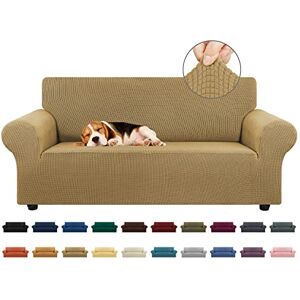 KEKUOU Stretch Loveseat Sofa Cover Slipcover,Couch Covers for 2 Cushion Couch Sofa (55"-79") Furniture Protector Sofa with Elastic Bottom for Kids,Dog. Jacquard Small Checked (Medium,Tan) KEKUOU Stretch Loveseat Sofa Cover Slipcover,Couch Covers for 2 Cushion Couch Sofa (55"-79") Furniture Protector Sofa with Elastic Bottom for Kids,Dog. Jacquard Small Checked (Medium,Tan)