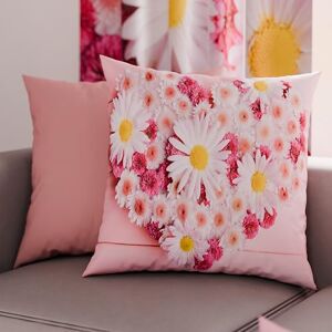 PETTI Artigiani Italiani Pair of Pillow Cases 40 x 40 cm in Microfibre, Cushions for Bedroom Furniture, Sofa, Living Room, Set of 2 Cushion Covers, Pink Floral Pillowcase, 100% Made in Italy PETTI Artigiani Italiani Pair of Pillow Cases 40 x 40 cm in Microfibre, Cushions for Bedroom Furniture, Sofa, Living Room, Set of 2 Cushion Covers, Pink Floral Pillowcase, 100% Made in Italy