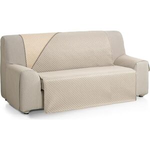 ECOMMERC3 Reversible Sofa Cover for 2 Seater Sofa Extra Soft Touch and Maximum Coupling Sofa Cover Beige/Linen ECOMMERC3 Reversible Sofa Cover for 2 Seater Sofa Extra Soft Touch and Maximum Coupling Sofa Cover Beige/Linen