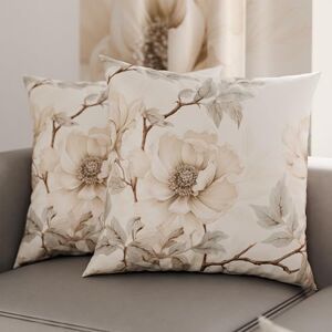 PETTI Artigiani Italiani PETTI Italian Artisans Pair of 60x60 cm Microfiber Cushion Covers, Decorative Pillows for Bedroom, Sofa, Living Room, Set of 2 Cushion Covers, Floral Pillow Case 6, 100% Made in Italy PETTI Artigiani Italiani PETTI Italian Artisans Pair of 60x60 cm Microfiber Cushion Covers, Decorative Pillows for Bedroom, Sofa, Living Room, Set of 2 Cushion Covers, Floral Pillow Case 6, 100% Made in Italy