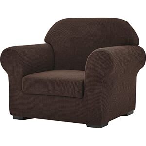 SU SUBRTEX Elastic Sofa Covers with 1 Separate Seat Cushion Cover Anti-Scrach Slipcovers Adjustable Washable Furniture Protector (1 Seater, Chocolate) SU SUBRTEX Elastic Sofa Covers with 1 Separate Seat Cushion Cover Anti-Scrach Slipcovers Adjustable Washable Furniture Protector (1 Seater, Chocolate)