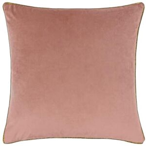 furn. Meridian Polyester Filled Cushion – Luxury Contrast Piped Velvet Decorative Pillow (Blush/Gold 45x45cm) furn. Meridian Polyester Filled Cushion – Luxury Contrast Piped Velvet Decorative Pillow (Blush/Gold 45x45cm)