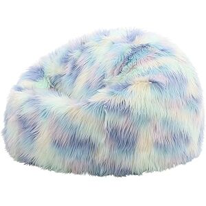 icon Kingston Faux Fur Fluffy Bean Bag, Unicorn, Large Adult Bean Bag Chair with Filling Included, Comfy Chair, Living Room Furniture, Bedroom Furniture icon Kingston Faux Fur Fluffy Bean Bag, Unicorn, Large Adult Bean Bag Chair with Filling Included, Comfy Chair, Living Room Furniture, Bedroom Furniture