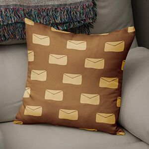 Bonamaison Decorative Cushion Cover Brown Tones, Throw Pillow Covers, Home Decorative Pillowcases for Livingroom, Sofa, Bedroom, Size:43X43 Cm Designed and Manufactured in Turkey Bonamaison Decorative Cushion Cover Brown Tones, Throw Pillow Covers, Home Decorative Pillowcases for Livingroom, Sofa, Bedroom, Size:43X43 Cm Designed and Manufactured in Turkey