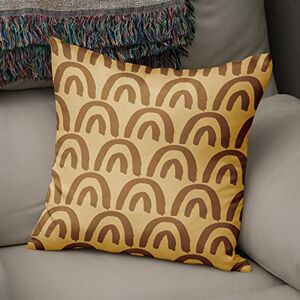 Bonamaison Decorative Cushion Cover, Polycotton, Brown, Standard Bonamaison Decorative Cushion Cover, Polycotton, Brown, Standard