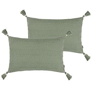 furn. Yard Caliche Textured Tasselled Polyester Filled Cushion Twin Pack,40 x 60cm furn. Yard Caliche Textured Tasselled Polyester Filled Cushion Twin Pack,40 x 60cm