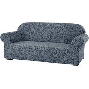 SU SUBRTEX Damask Sofa Cover 1 Piece 4 Seater Stretch Jacquard Cover Set Furniture Protector for Living Room Couch Slipcovers for Kids/Pets(X-Large,Green),SFC006 SU SUBRTEX Damask Sofa Cover 1 Piece 4 Seater Stretch Jacquard Cover Set Furniture Protector for Living Room Couch Slipcovers for Kids/Pets(X-Large,Green),SFC006