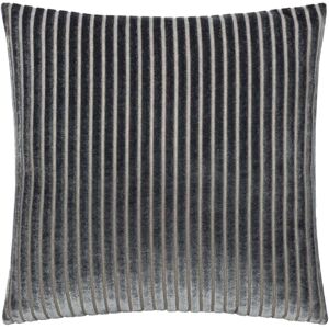 Paoletti Savoy Stripe Cushion Cover – Reversible Soft Textured Velvet Decorative Cushion for Sofas Beds and Armchairs (Charcoal 50x50cm) Paoletti Savoy Stripe Cushion Cover – Reversible Soft Textured Velvet Decorative Cushion for Sofas Beds and Armchairs (Charcoal 50x50cm)