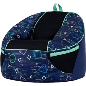 icon Alpha Kids Bean Bag, Glitch Print Navy, Gaming Chair for Kids, Bean Bag with Filling Included for Girls and Boys, Beanbags for Children, Gamer Gifts, Gaming Room, Bedroom Accessories icon Alpha Kids Bean Bag, Glitch Print Navy, Gaming Chair for Kids, Bean Bag with Filling Included for Girls and Boys, Beanbags for Children, Gamer Gifts, Gaming Room, Bedroom Accessories