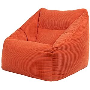 icon Natalia Cord Bean Bag Chair, Orange, Large Adult Bean Bag with Filling Included, Comfy Chair, Armchair, Living Room, Living Room Furniture, Bedroom Furniture icon Natalia Cord Bean Bag Chair, Orange, Large Adult Bean Bag with Filling Included, Comfy Chair, Armchair, Living Room, Living Room Furniture, Bedroom Furniture
